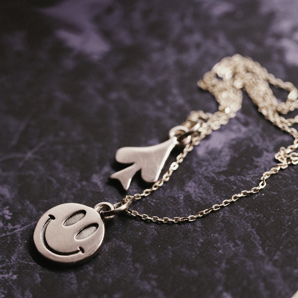 Mini Smiley Pendant 14K